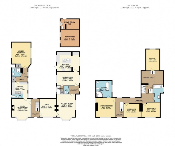 Floor Plan Image for 5 Bedroom Detached House for Sale in Holt Heath, Worcester