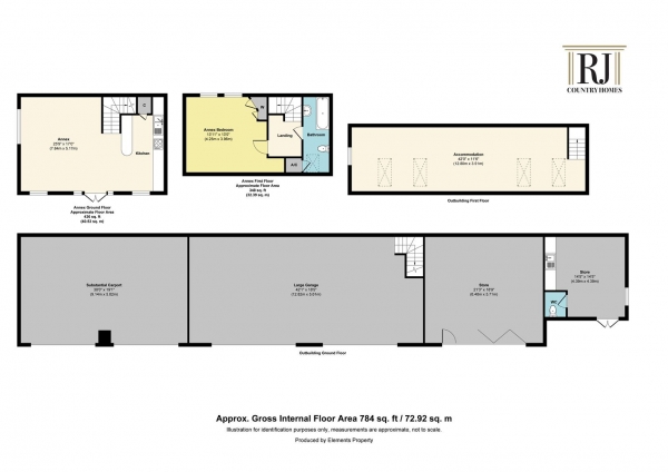 Floor Plan Image for 5 Bedroom Cottage for Sale in Rock, Kidderminster