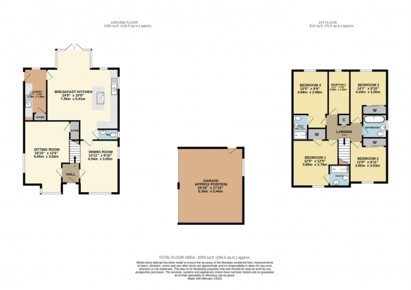 Floor Plan Image for 5 Bedroom Detached House for Sale in The Knoll, Manor Avenue