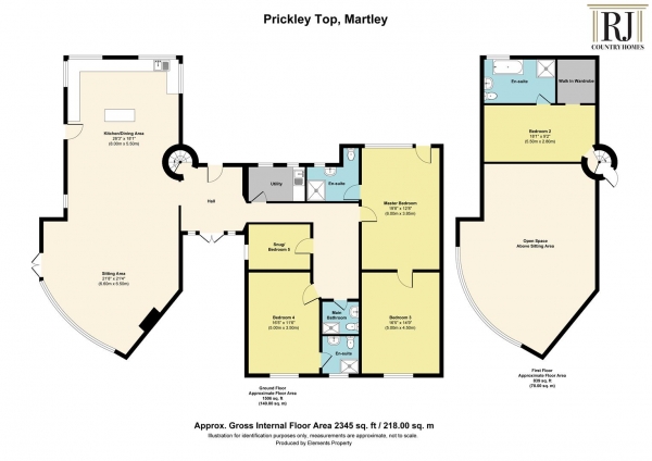 Floor Plan Image for 5 Bedroom Detached House for Sale in Martley, Worcester