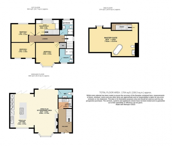 Floor Plan Image for 4 Bedroom Detached House for Sale in Bransford Road, Rushwick, Worcester