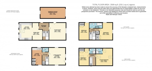 Floor Plan Image for 4 Bedroom Semi-Detached House for Sale in Lowe Court, Stockton, Worcester