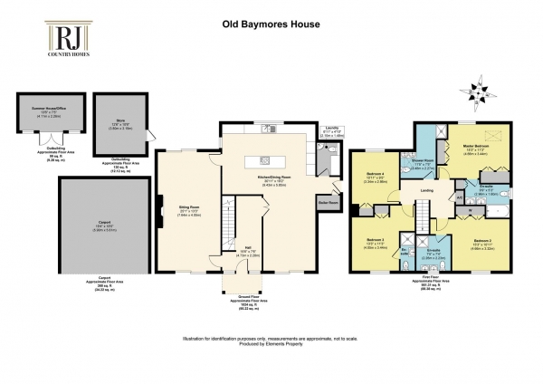 Floor Plan Image for 4 Bedroom Detached House for Sale in Linley Green Road, Whitbourne, Worcester