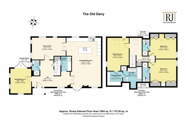 Floor Plan Image for 4 Bedroom Barn Conversion for Sale in Linley Green Road, Whitbourne, Worcester