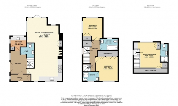 Floor Plan Image for 4 Bedroom Semi-Detached House for Sale in Crown East Lane, Lower Broadheath, Worcester