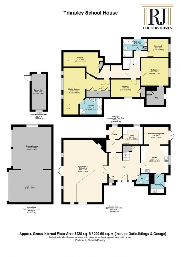 Floor Plan Image for 5 Bedroom Detached House for Sale in Trimpley, Bewdley