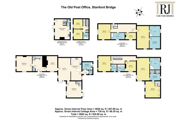 Floor Plan Image for 9 Bedroom Link Detached House for Sale in Stanford Bridge, Worcester