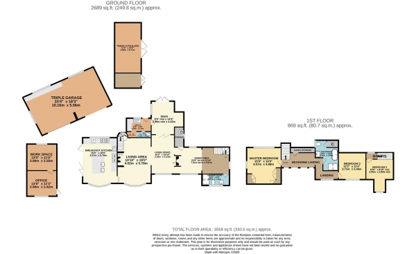 Floor Plan Image for 3 Bedroom Cottage for Sale in Bridgnorth Road, Kidderminster