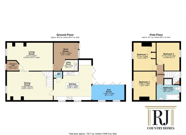 Floor Plan Image for 3 Bedroom Terraced House for Sale in Church Street, Bromyard