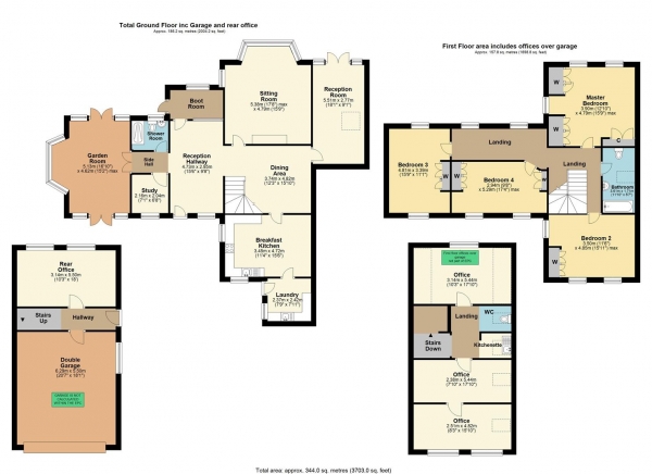 Floor Plan Image for 4 Bedroom Detached House for Sale in Weather Lane, Astley Burf, Stourport-On-Severn