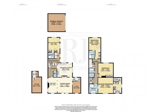 Floor Plan Image for 4 Bedroom Detached House for Sale in Main Road, Ombersley, Droitwich