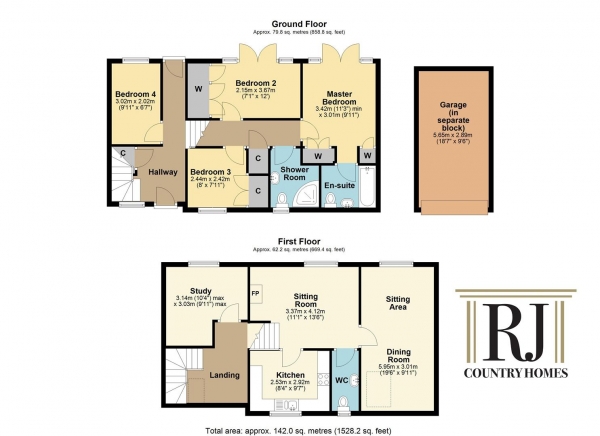 Floor Plan Image for 4 Bedroom Barn Conversion for Sale in Holt Castle Barns, Holt Heath, Worcester