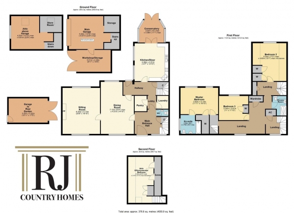 Floor Plan Image for Property for Sale in Church Road, Clifton-On-Teme, Worcester