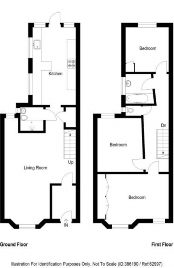 Floor Plan Image for 3 Bedroom End of Terrace House for Sale in Saville Road, Chadwell Heath