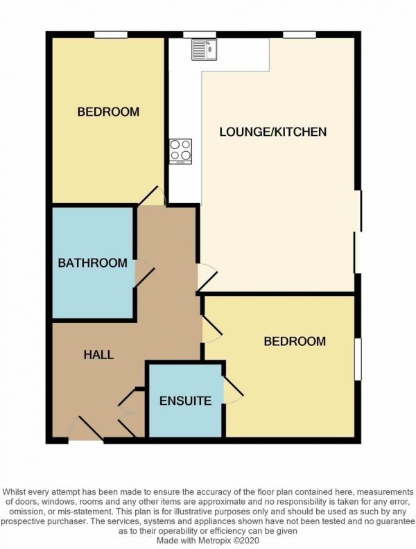 Floor Plan Image for 2 Bedroom Apartment for Sale in Mercury Gardens, Romford