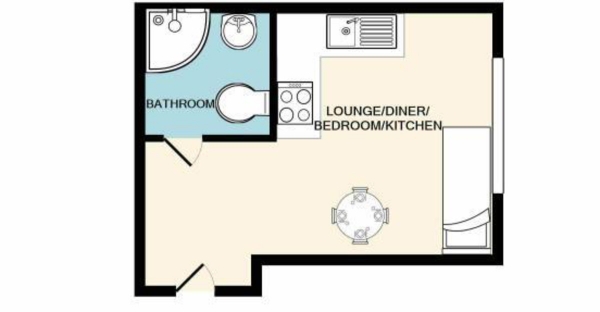 Floor Plan Image for Studio for Sale in Verve Apartments, Romford