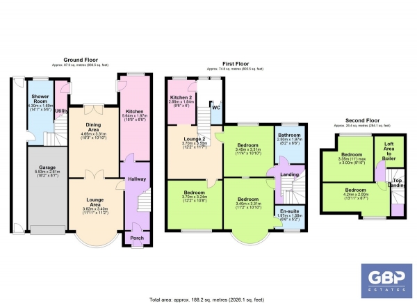 Floor Plan Image for 5 Bedroom Semi-Detached House for Sale in Parkside Avenue, Romford