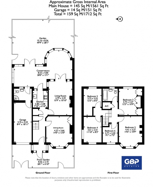 Floor Plan Image for 5 Bedroom End of Terrace House for Sale in Woodlands Avenue, Romford