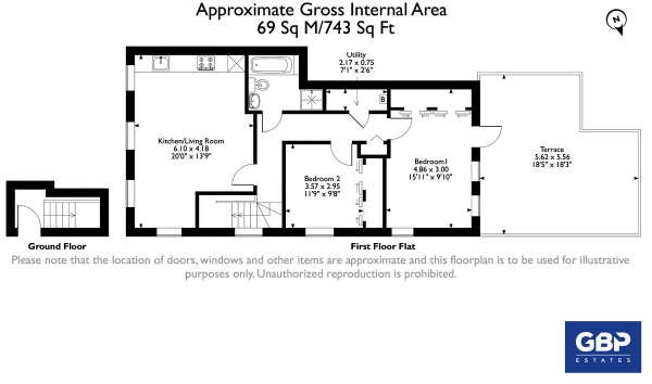 Floor Plan Image for 2 Bedroom Apartment for Sale in Market Link, Romford