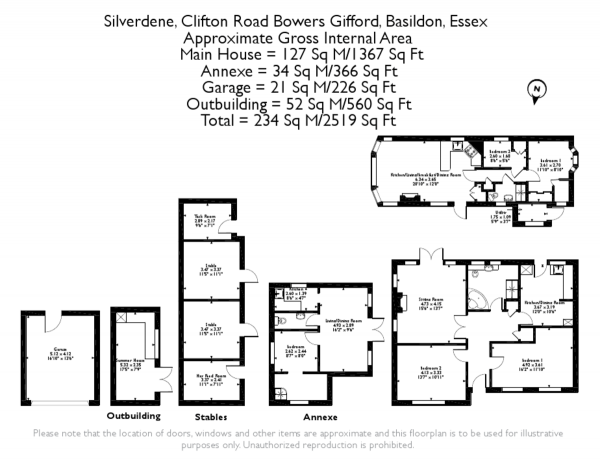 Floor Plan Image for 2 Bedroom Detached Bungalow for Sale in Silverdene