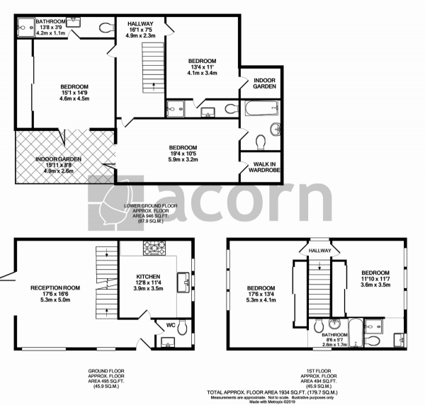 Floor Plan Image for 5 Bedroom Detached House for Sale in Lordship Lane, Tamsyn Mews, East Dulwich