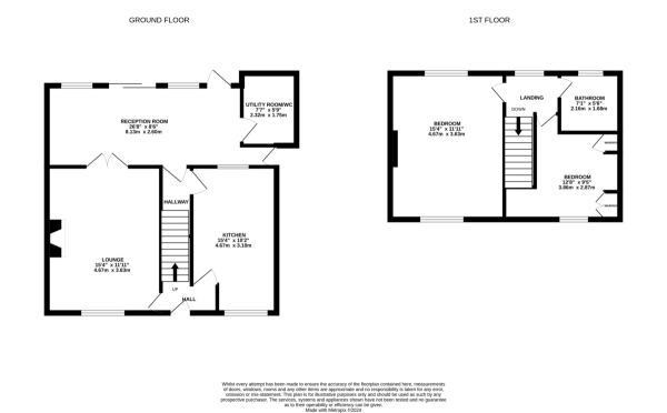 Floor Plan Image for 2 Bedroom Detached House for Sale in Tetuan Road, Leicester