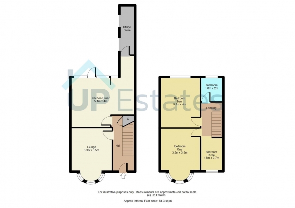 Floor Plan Image for 3 Bedroom Terraced House for Sale in Dickens Road, Coventry