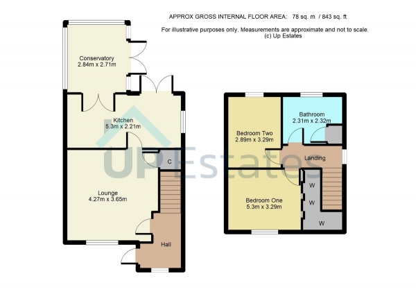 Floor Plan Image for 2 Bedroom End of Terrace House for Sale in Bartons Meadow, Coventry