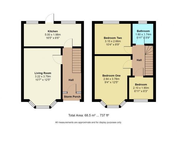 Floor Plan Image for 3 Bedroom End of Terrace House for Sale in Sewall Highway, Coventry