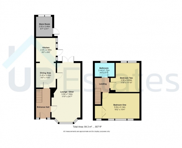 Floor Plan Image for 2 Bedroom Semi-Detached House for Sale in Remembrance Road, Coventry