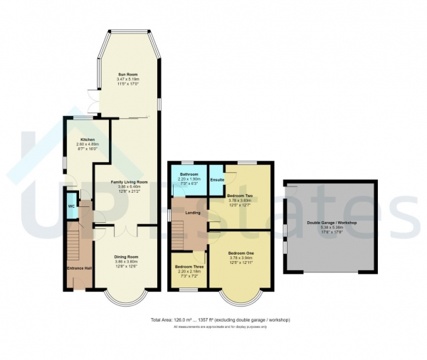 Floor Plan Image for 3 Bedroom Detached House for Sale in Broad Lane, Eastern Green, Coventry