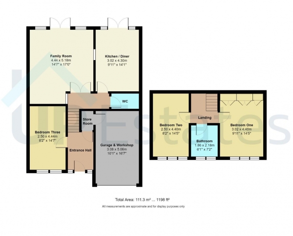 Floor Plan Image for 3 Bedroom End of Terrace House for Sale in Abbeydale Close, Binley, Coventry