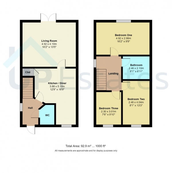 Floor Plan Image for 3 Bedroom Semi-Detached House for Sale in Lapworth Road, Coventry