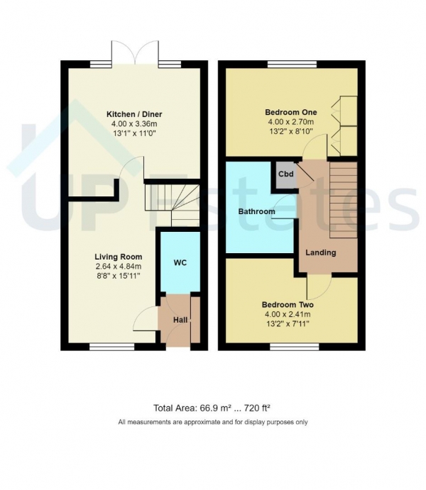 Floor Plan Image for 2 Bedroom Semi-Detached House for Sale in John Murphy Gardens, Coundon, Coventry