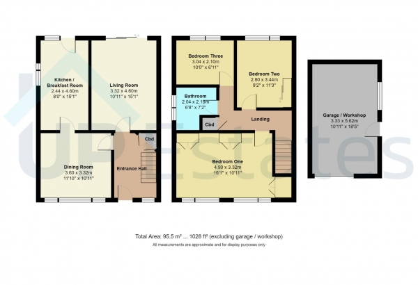 Floor Plan Image for 3 Bedroom Semi-Detached House for Sale in Haselbech Road, Binley, Coventry