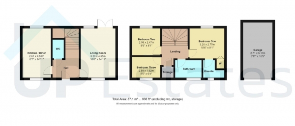 Floor Plan Image for 3 Bedroom Semi-Detached House for Sale in Niagara Close, Bannerbrook Park, Coventry