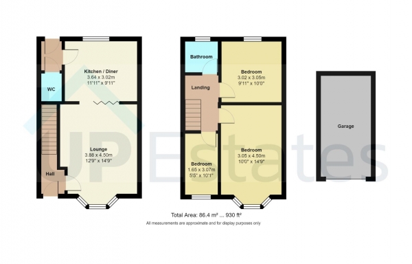 Floor Plan Image for 3 Bedroom End of Terrace House for Sale in Forknell Avenue, Coventry