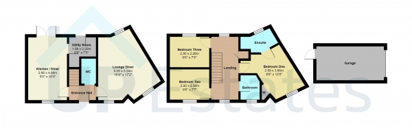 Floor Plan Image for 3 Bedroom Semi-Detached House for Sale in Second Avenue, Copeswood, Binley, Coventry