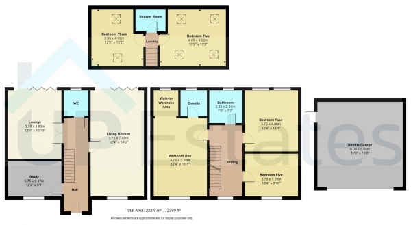 Floor Plan Image for 5 Bedroom Detached House to Rent in Windsor Place, Windsor Street, Burbage