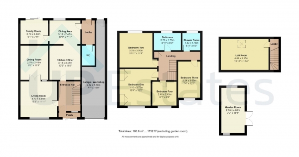 Floor Plan Image for 4 Bedroom Semi-Detached House for Sale in Princethorpe Way, Binley, Coventry