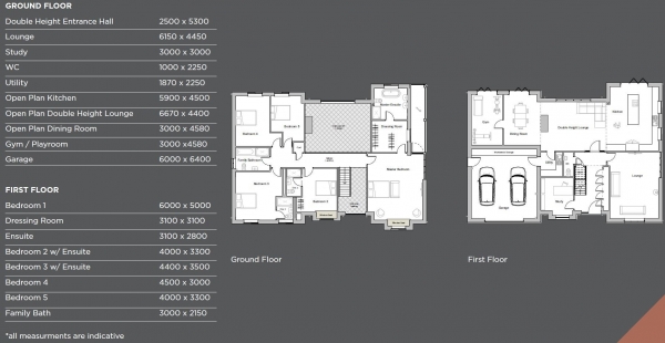 Floor Plan Image for 5 Bedroom Detached House for Sale in Plot 1 The Kilns, Breach Lane, Leicestershire