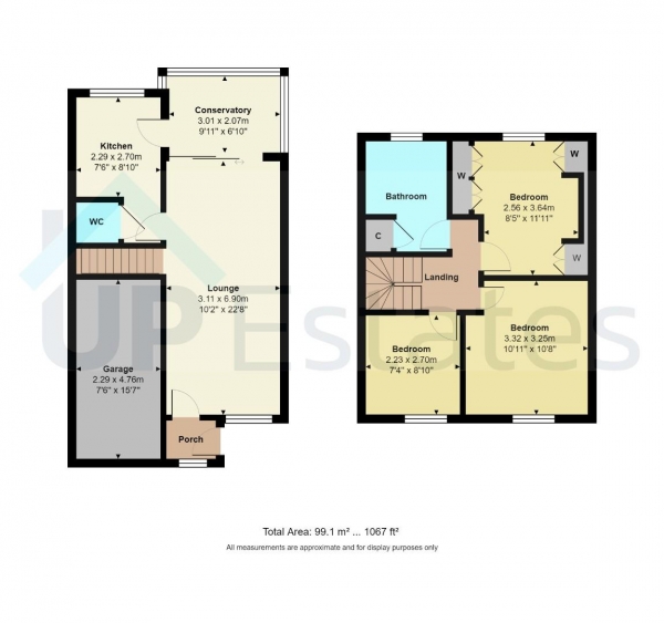 Floor Plan Image for 3 Bedroom Semi-Detached House for Sale in Ransome Road, Gun Hill, New Arley, Coventry