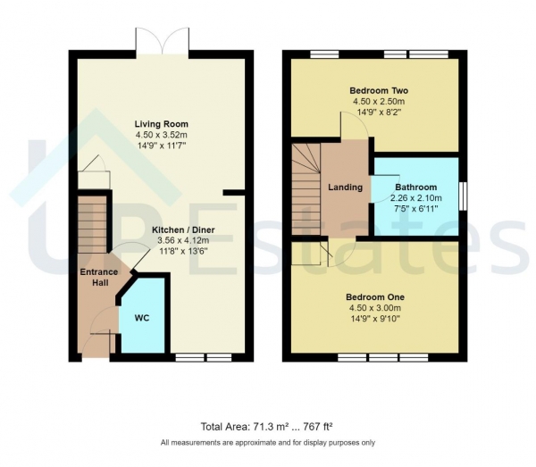 Floor Plan Image for 2 Bedroom Semi-Detached House for Sale in Squirrel Close, Coventry