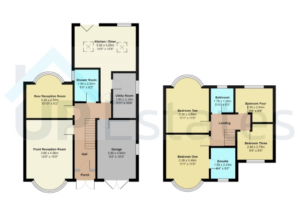 Floor Plan Image for 4 Bedroom Detached House for Sale in Hawkes Mill Lane, Allesley, Coventry