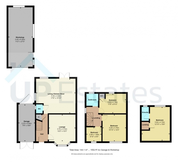 Floor Plan Image for 4 Bedroom Semi-Detached House for Sale in Smorrall Lane, Bedworth - WOW WHAT A FLOORPLAN