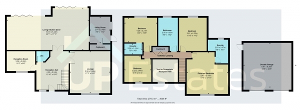 Floor Plan Image for 4 Bedroom Detached House for Sale in EXECUTIVE NEW BUILD Sapcote Road, Burbage