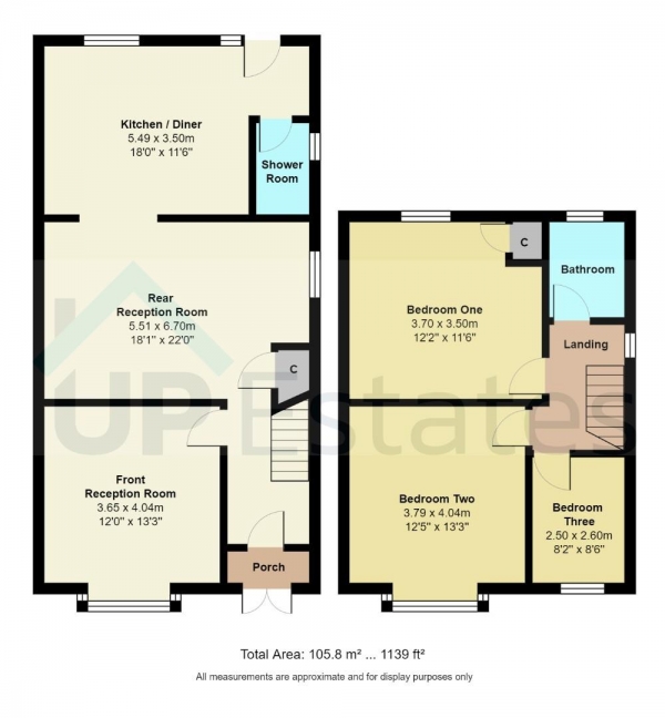 Floor Plan Image for 3 Bedroom Semi-Detached House for Sale in Old Church Road, Coventry