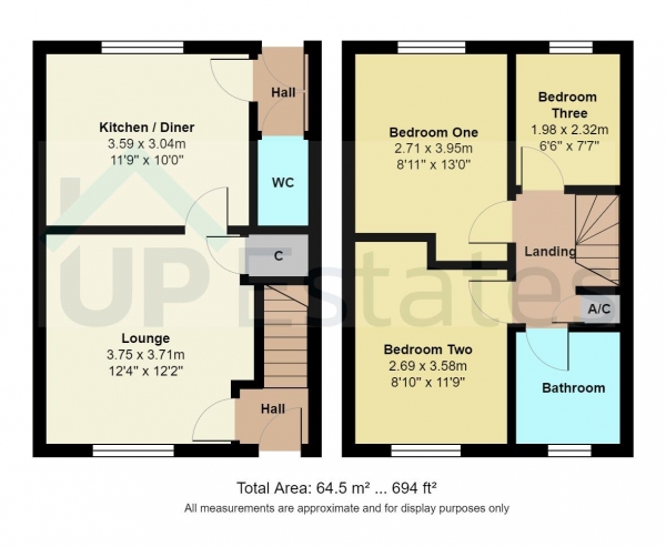 Floor Plan Image for 3 Bedroom Semi-Detached House for Sale in Welbeck Avenue, Burbage