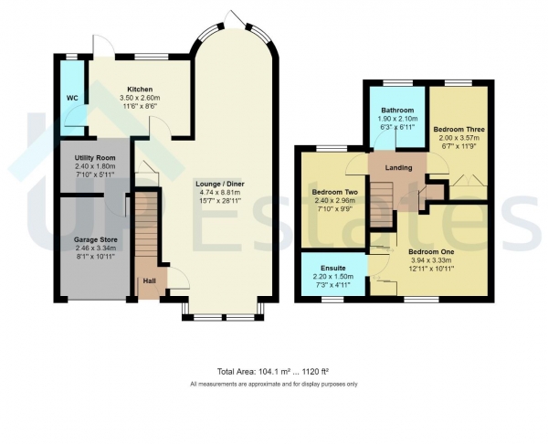 Floor Plan Image for 3 Bedroom Terraced House for Sale in Skipworth Road, Morrison's Estate, Coventry