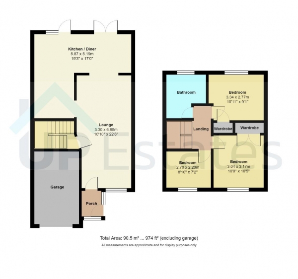 Floor Plan Image for 3 Bedroom Semi-Detached House for Sale in Bredon Avenue, Binley, Coventry